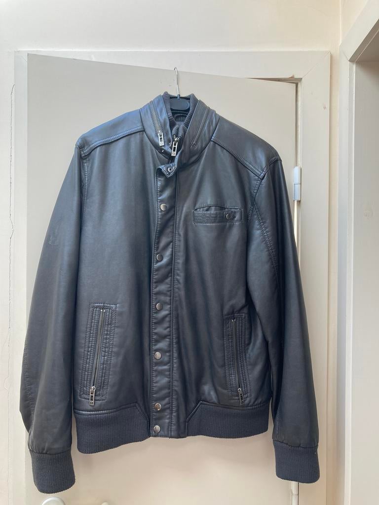 Veste simili cuir, Jules, Comme neuf, Brun, Enlèvement