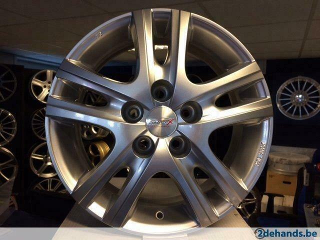 NIEUWE 16 inch 5x114.3 MAK aluminium sportvelgenset, Neuf, Enlèvement ou Envoi, 16 pouces, Pneus été
