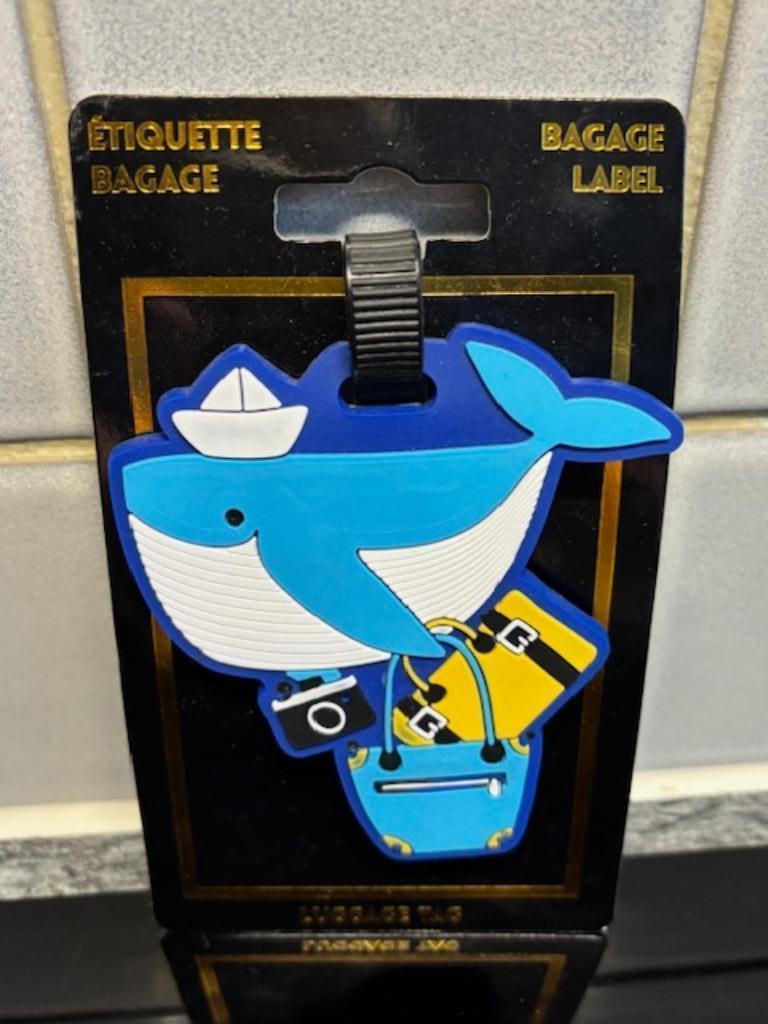 Bagagelabel met walvis, Ophalen, Nieuw, Overige typen