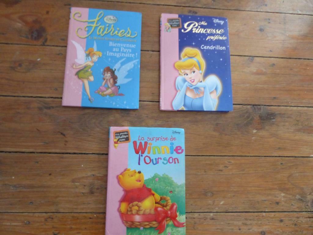 livre pour enfants disney fée clochette, cendrillon,winnie, Ophalen, Gelezen