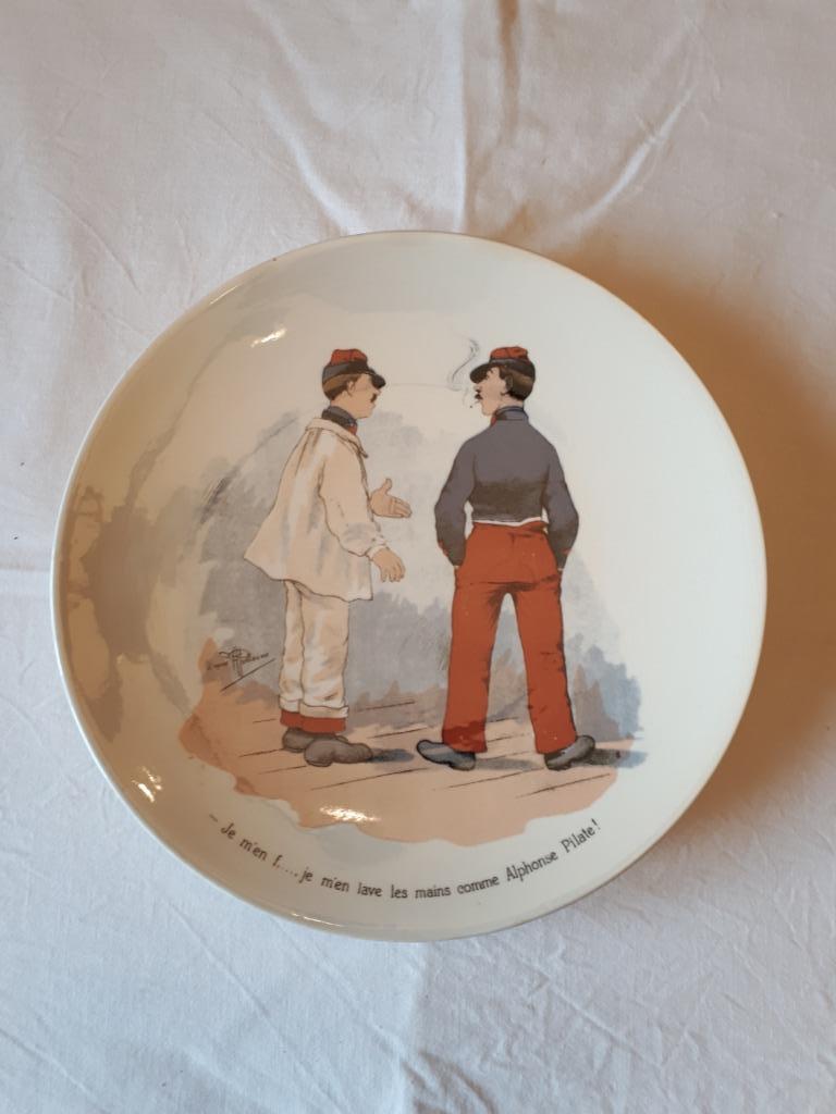 Assiette Sarreguemines 01, Enlèvement