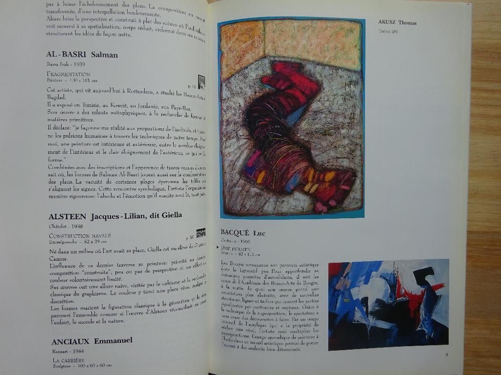 Mouscron, et l'enfance de son art, 1997 les artistes, Ophalen of Verzenden, Zo goed als nieuw, Schilder- en Tekenkunst