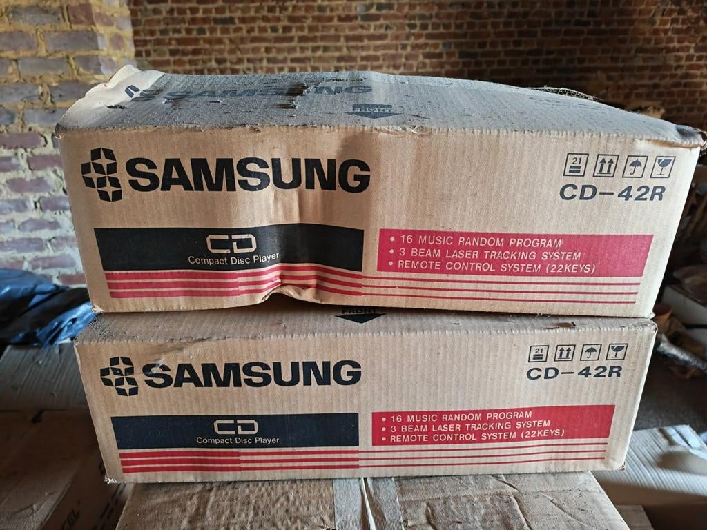 Nieuwe Samsung vintage cd speler, Enlèvement