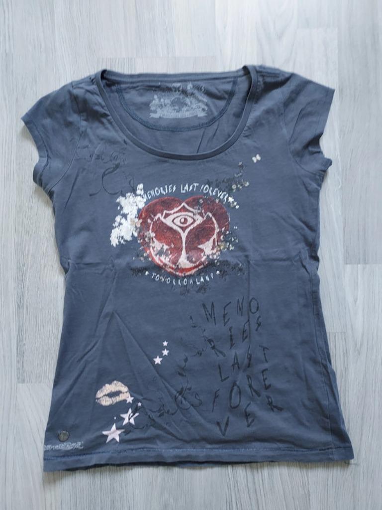 Tomorrowland t-shirt, Gris, Enlèvement ou Envoi, Taille 36 (S), Tomorrowland