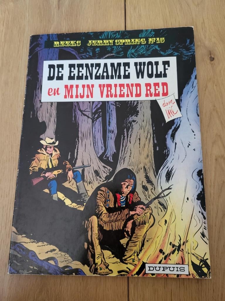Jerry Spring - 15. De eenzame wolf en mijn vriend Red, Eén stripboek, Nieuw, Ophalen of Verzenden, Jijé