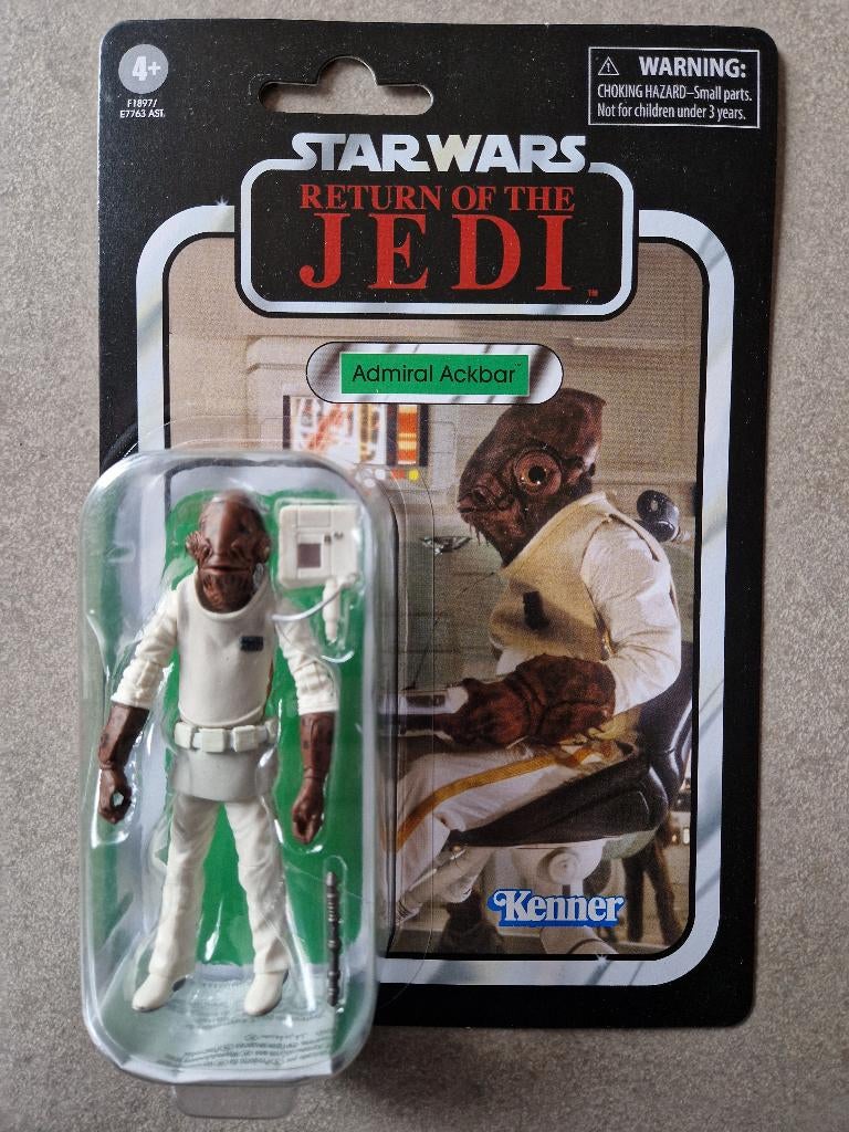 Star Wars Hasbro 2021 VC22 Admiral Ackbar Vintage Collection, Collections, Envoi, Neuf, Figurine