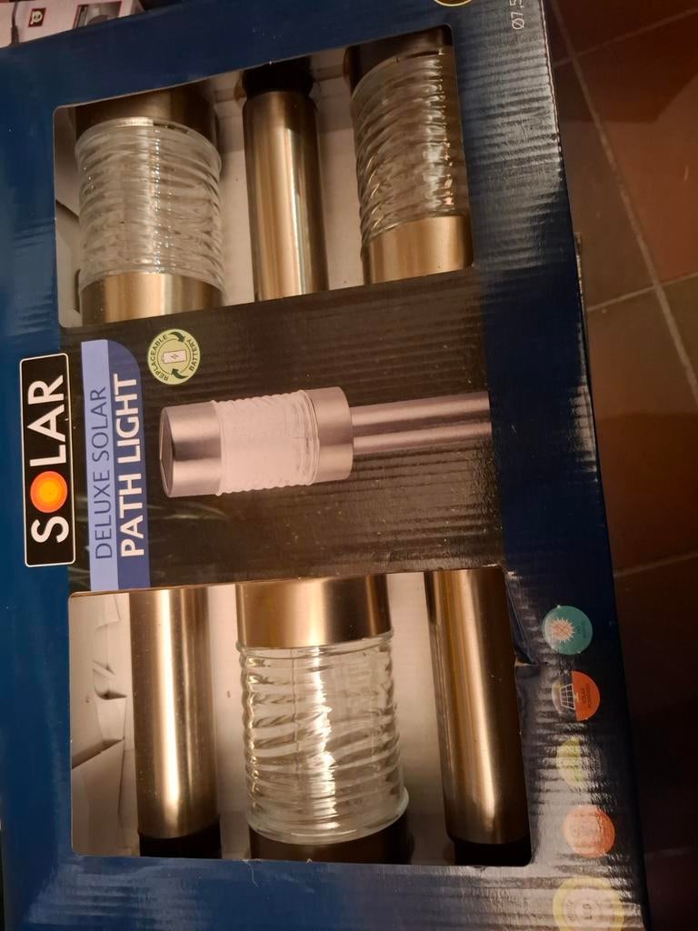 Solar tuinverlichting, Tuin en Terras, Ophalen
