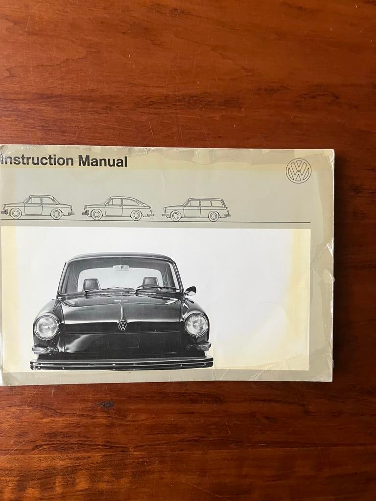 Instructieboekje vw 1600, Ophalen of Verzenden