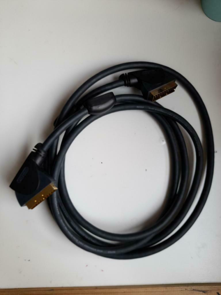 Lange scartkabel, hoogwaardige PROFIGOLD, 3m, Ophalen of Verzenden, Zo goed als nieuw, 2 tot 5 meter, Scartkabel