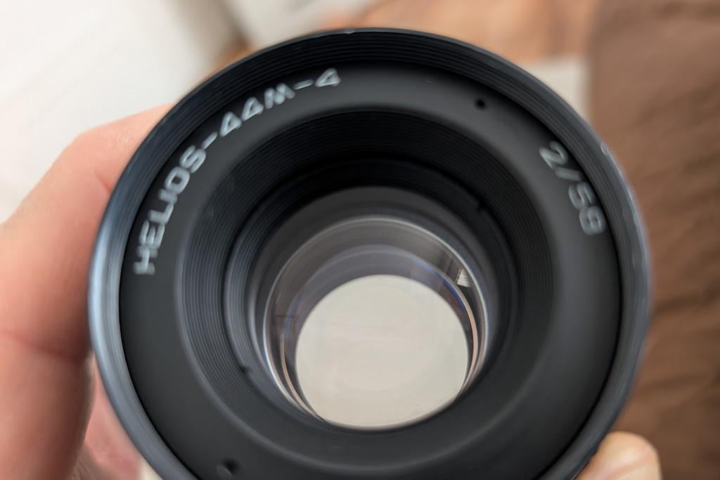 Helios 58mm F2, Helios 44M 4, Ophalen of Verzenden, Zo goed als nieuw