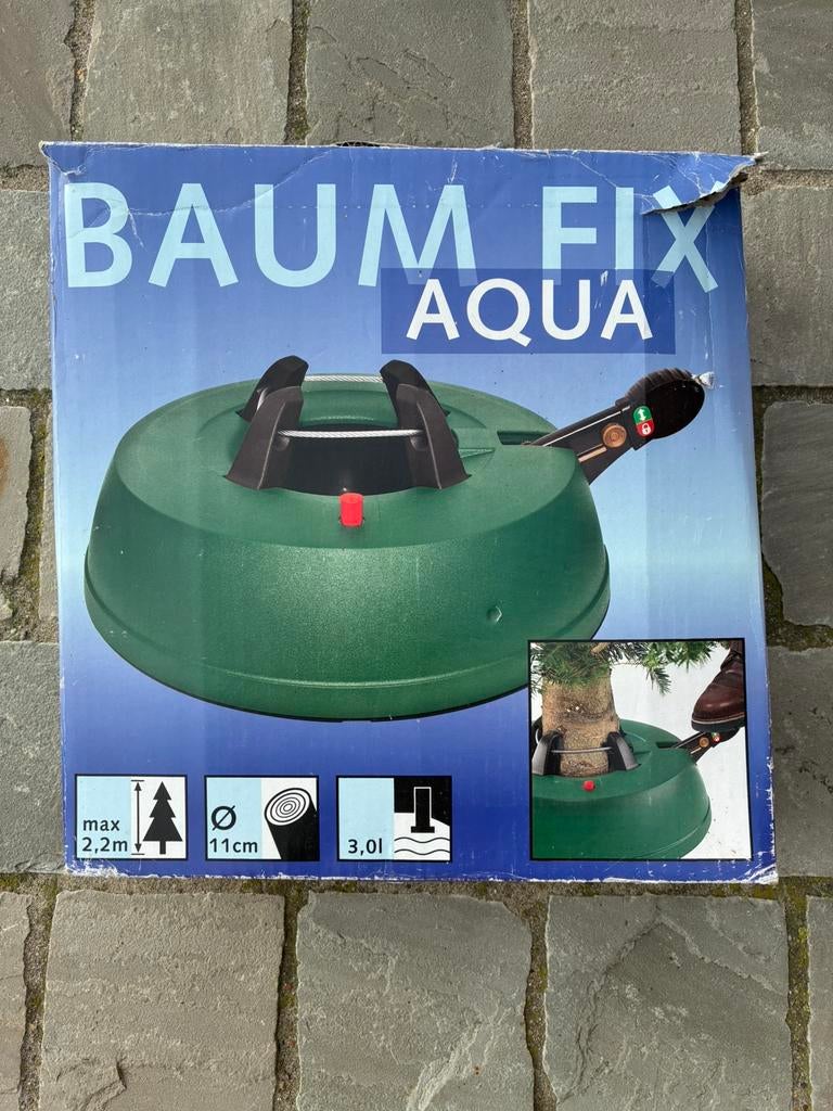 Kerstboomvoet baum fix aqua, Ophalen, Zo goed als nieuw