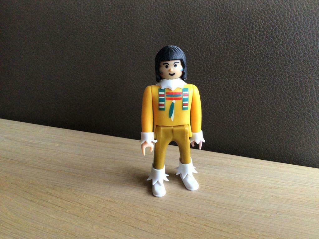 Airgam vintage figuurtje indiaan met paard, Ophalen of Verzenden, Zo goed als nieuw