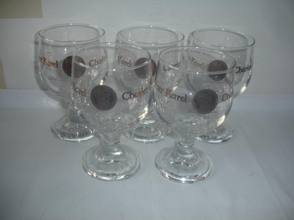 Bierglas van Keizer Karel - Charles Quint, 33cl, Enlèvement ou Envoi, Comme neuf, Verre ou Verres, Autres marques