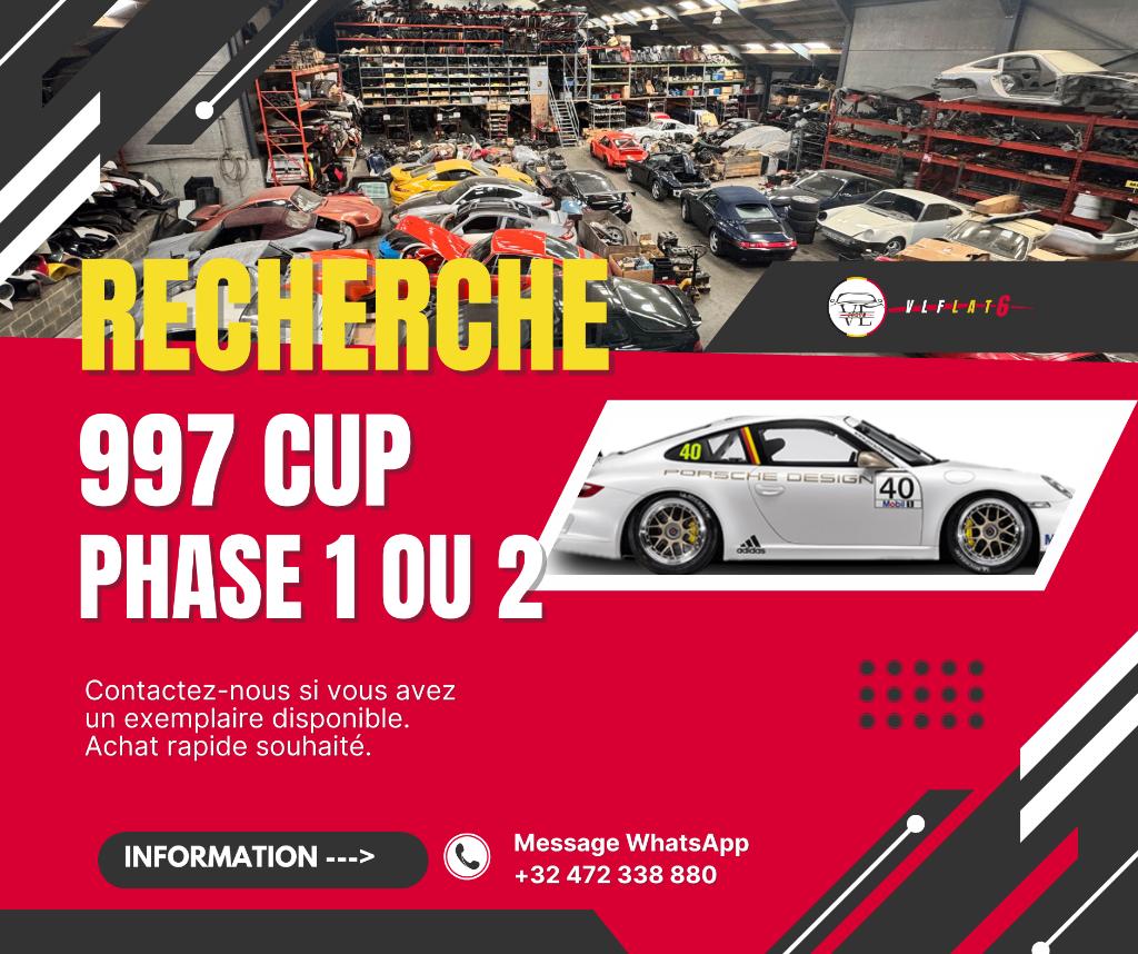 997 CUP MK1 MK2, Autos, Porsche, Particulier, Achat, Enlèvement