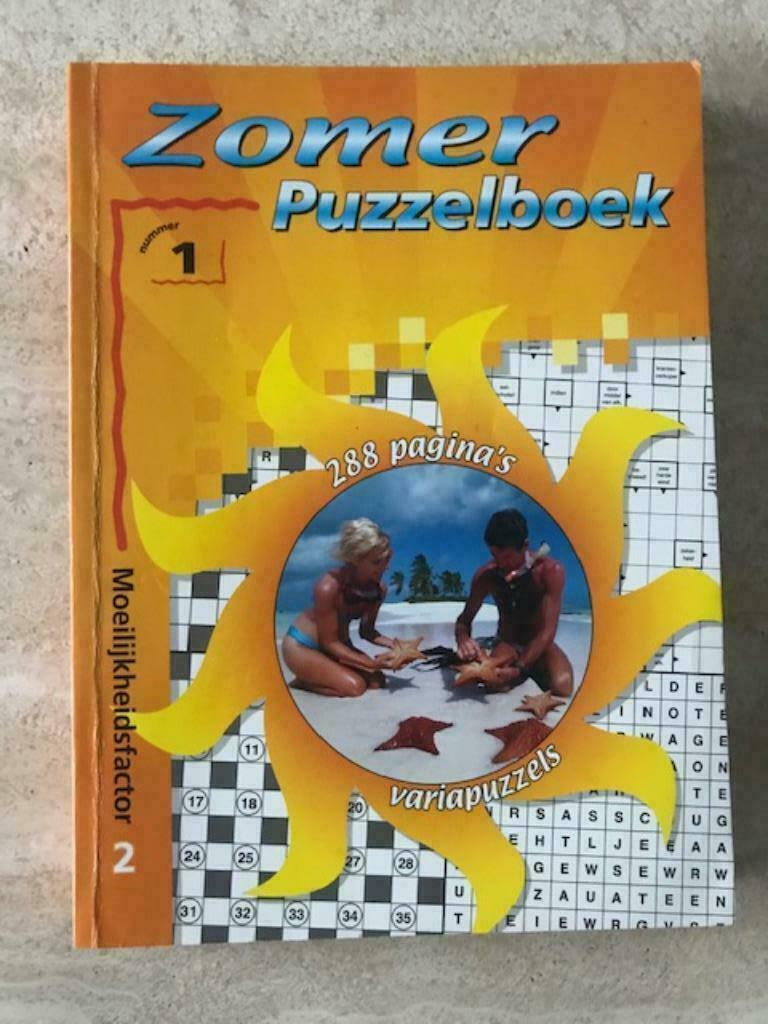 Zomer puzzel boek - moeilijkheidsfactor 2 (zn4052), Hobby & Loisirs créatifs, Sport cérébral & Puzzles, Enlèvement ou Envoi, Comme neuf