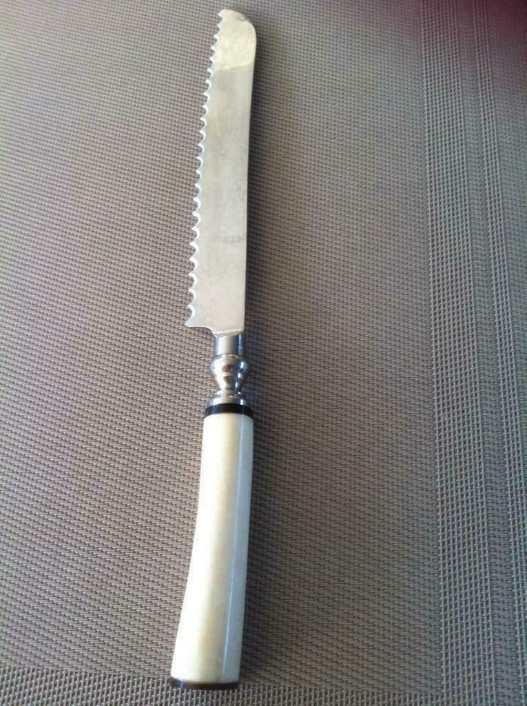 Couteau manche imitation ivoire, Enlèvement, Comme neuf, Synthétique, Couverts en vrac