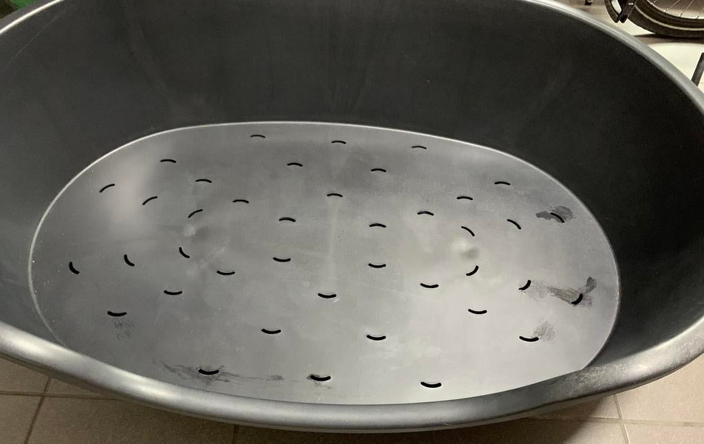 Zwart-grijze hondenmand. Heel goeie staat!, Ophalen