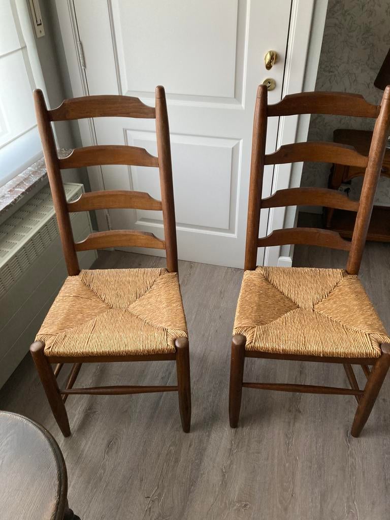 Eetkamerstoelen, retrolook, Enlèvement, Comme neuf, Retro, Deux
