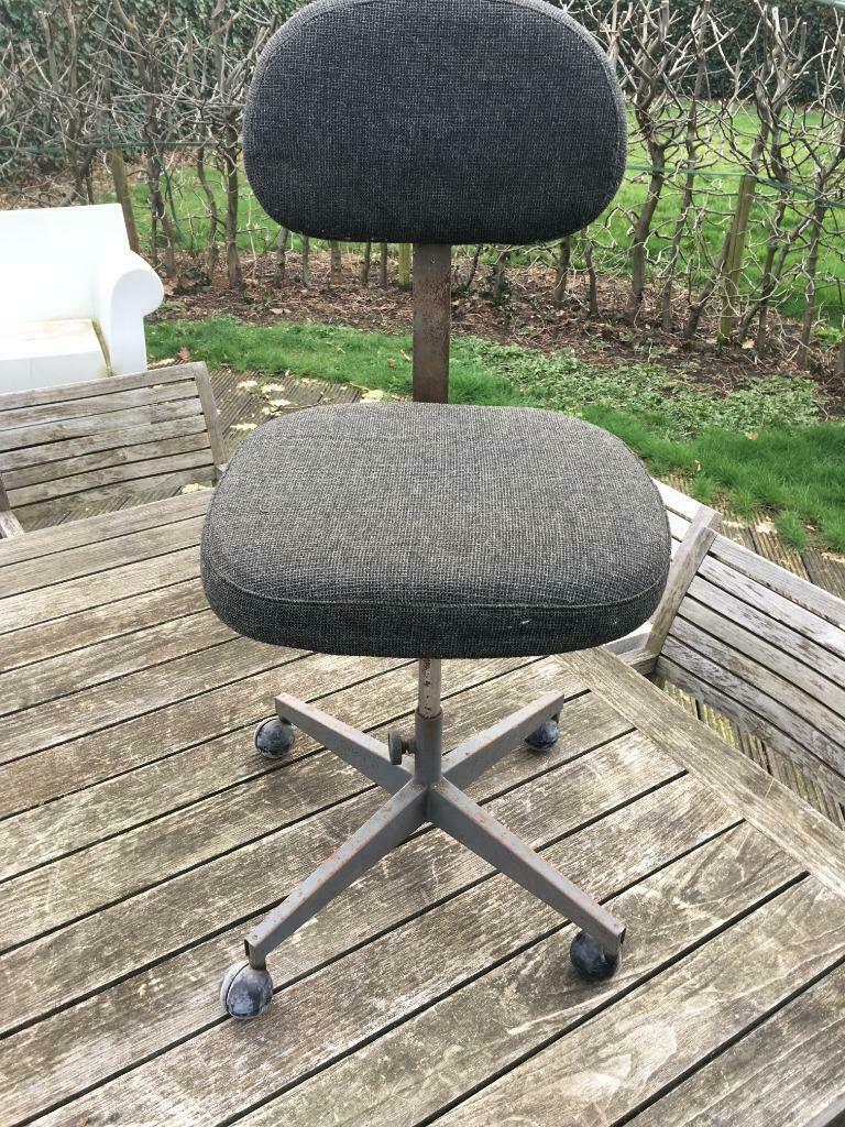 vintage '60s DESK CHAIR serie ARCO di BBPR di OLIVETTI, Antiquités & Art, Curiosités & Brocante, Enlèvement ou Envoi