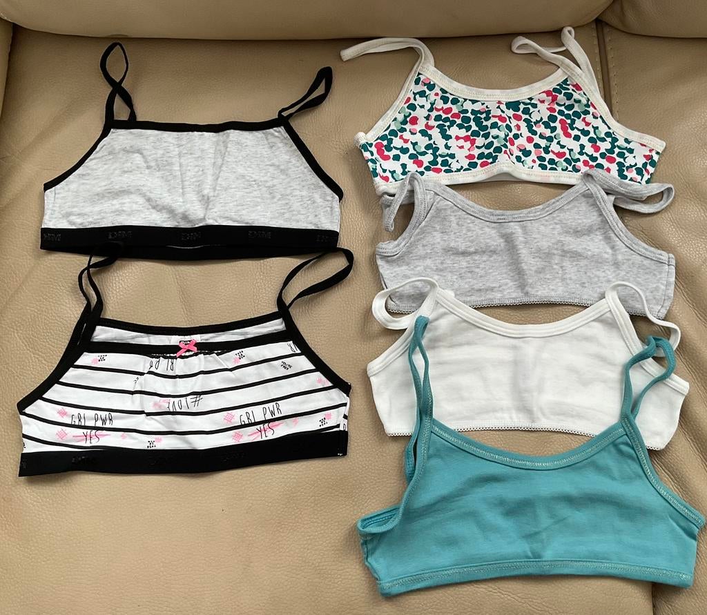 Lot Brassières…..Petit Bateau et Dim… 10 ans, Enlèvement, Neuf, Fille, Ensemble
