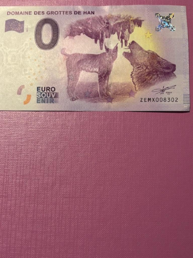 Billet 0 € souvenir Domaine des Grottes de Han, Enlèvement ou Envoi, Belgique, Billets en vrac