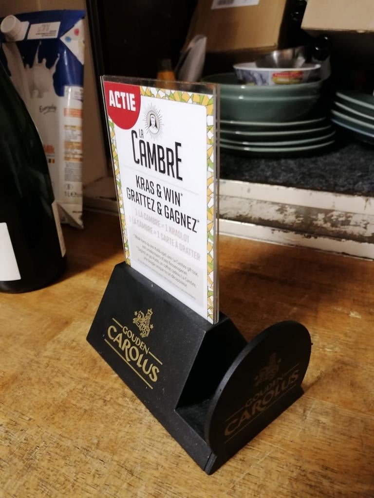 Tafel reclame gouden Carolus, Verzamelen, Biermerken, Verzenden