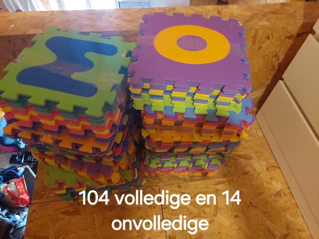 Puzzel matten, Ophalen