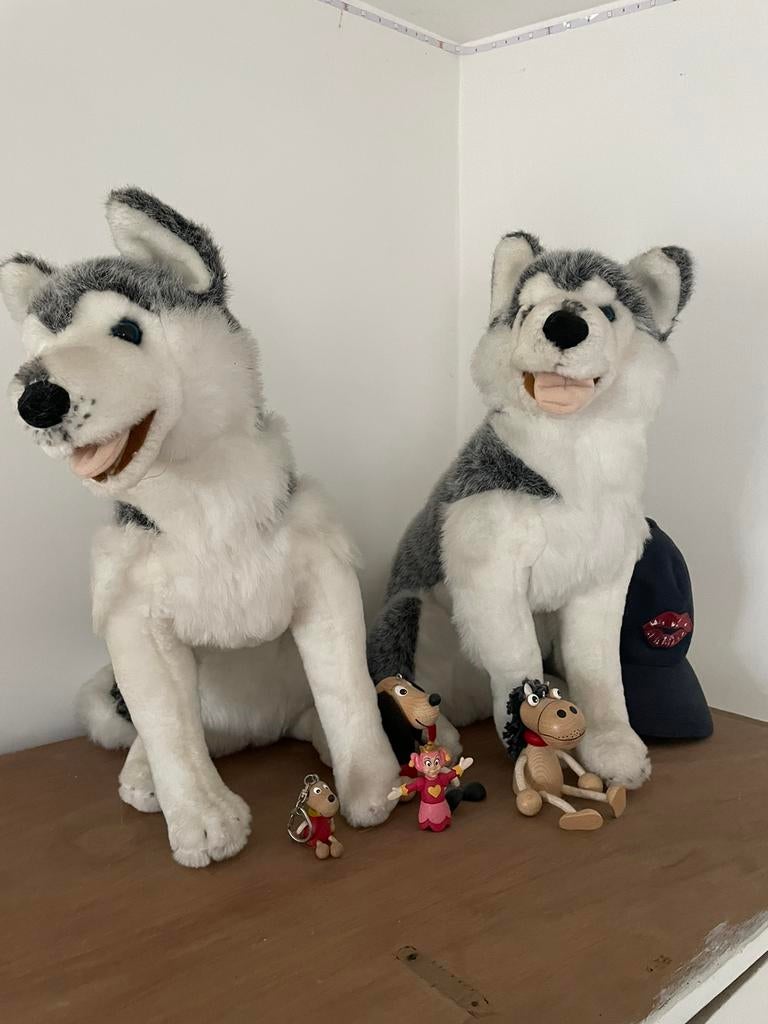 Grands chiens décoratifs Husky réalistes, Enlèvement, Comme neuf
