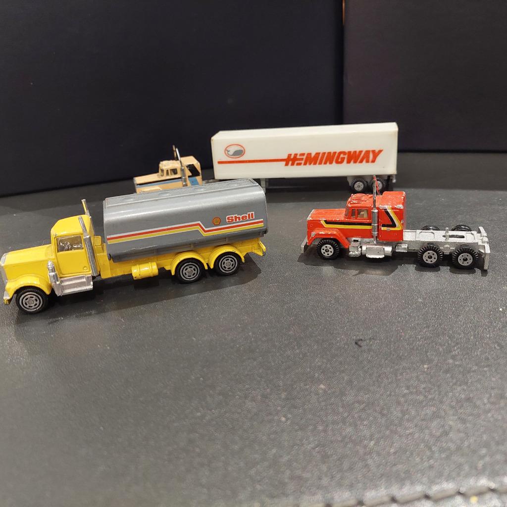2 petits camions Yatming + 1 CORGI toys, Hobby & Loisirs créatifs, Enlèvement ou Envoi, Utilisé, Corgi