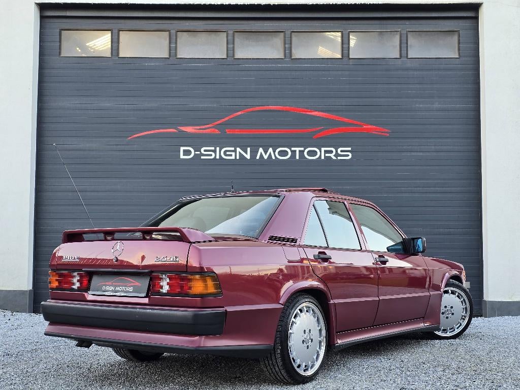 MERCEDES-BENZ 190 E 2.5-16v (204ch) 1989 130.500km !!, Achat, Noir, Berline, Cuir