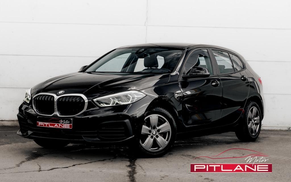 BMW 118 DA autobox/Dakota leer/Carplay/LED/rijbaan, Auto's, 1 Reeks, 4 cilinders, 1505 kg, Zwart