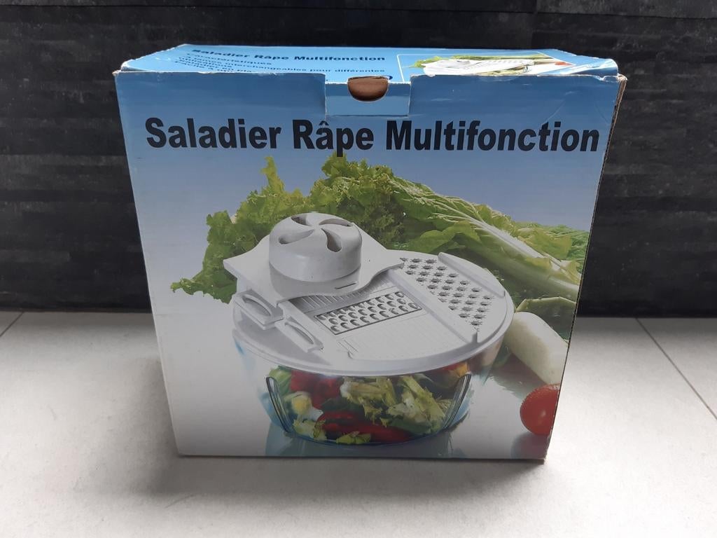 Saladier râpe multifonction, Electroménager, Enlèvement ou Envoi, Comme neuf