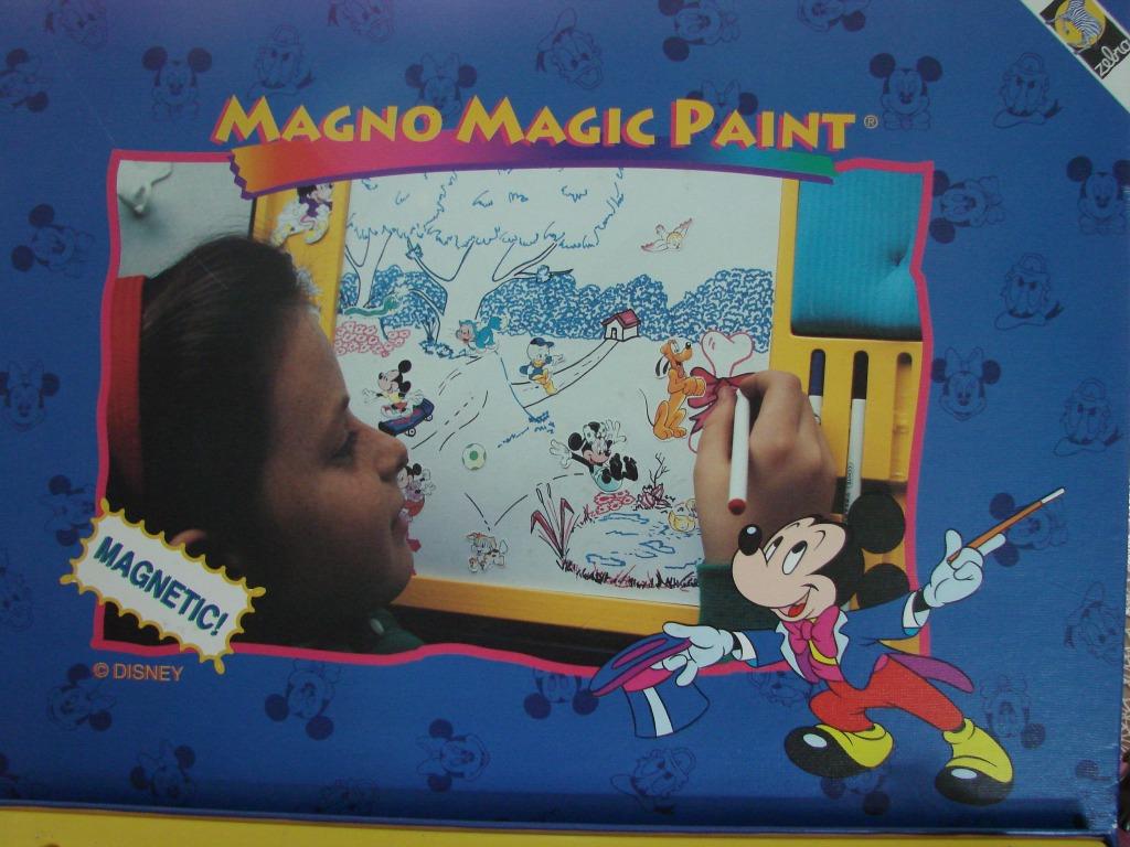mickey mouse magneetbord met disneyfiguren, Ophalen, Gebruikt, Knutselen
