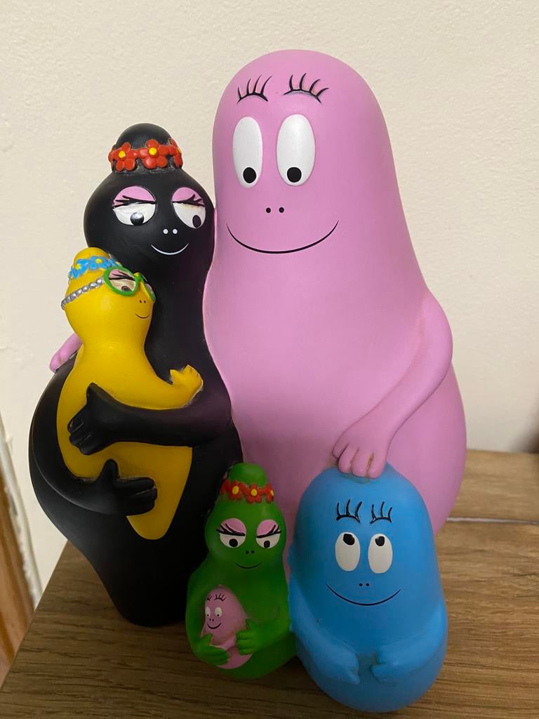 Oude mooie spaarpot Barbapapa-familie, Verzamelen, Ophalen of Verzenden, Zo goed als nieuw