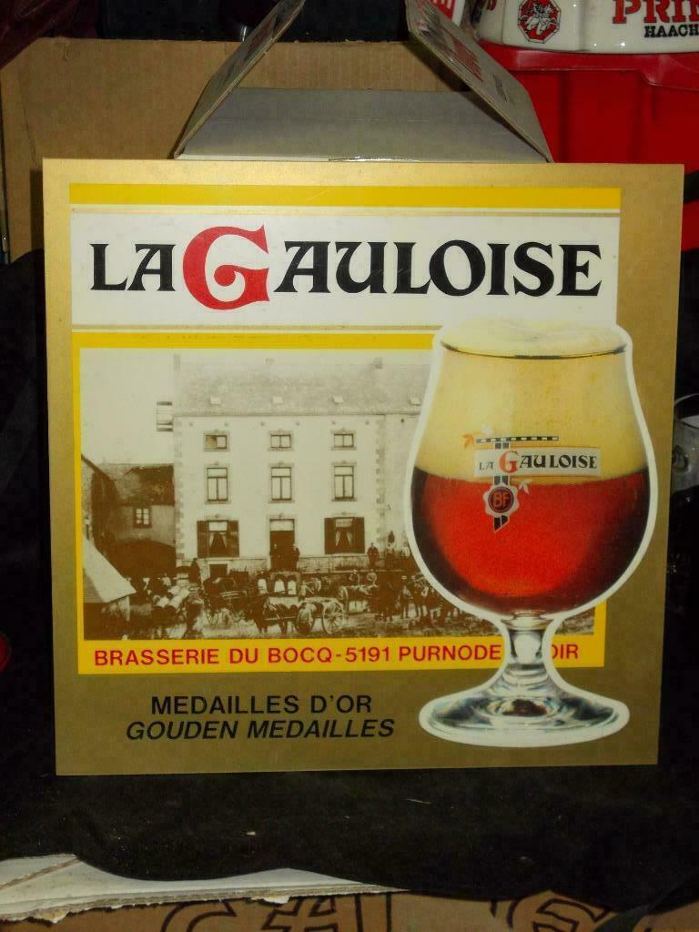 Beersign.Reclame .La Gauloise, Ophalen of Verzenden, Gebruikt, Reclamebord