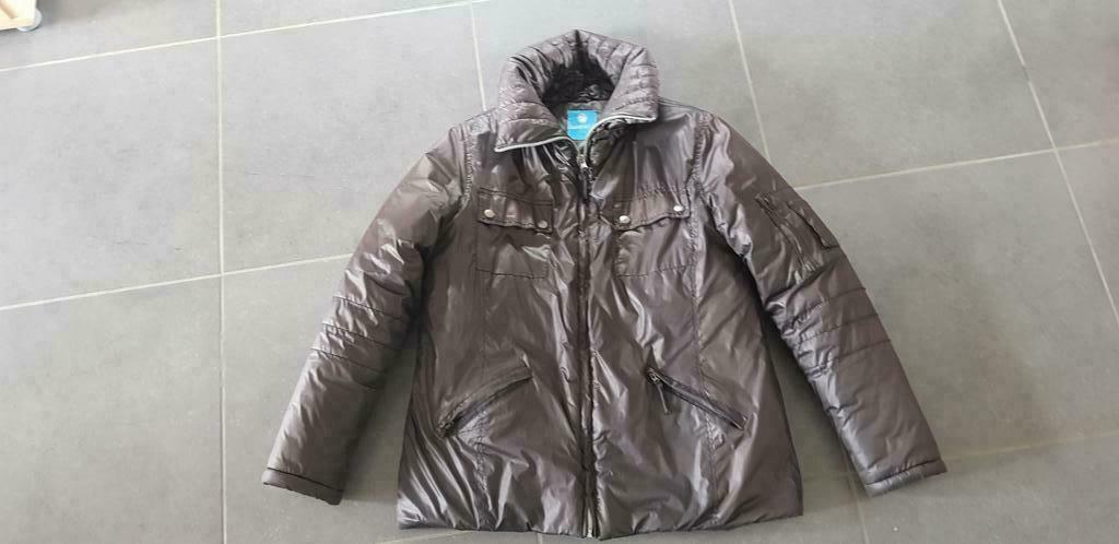 grijze damesjas - L, Enlèvement, Comme neuf, Taille 42/44 (L), Gris