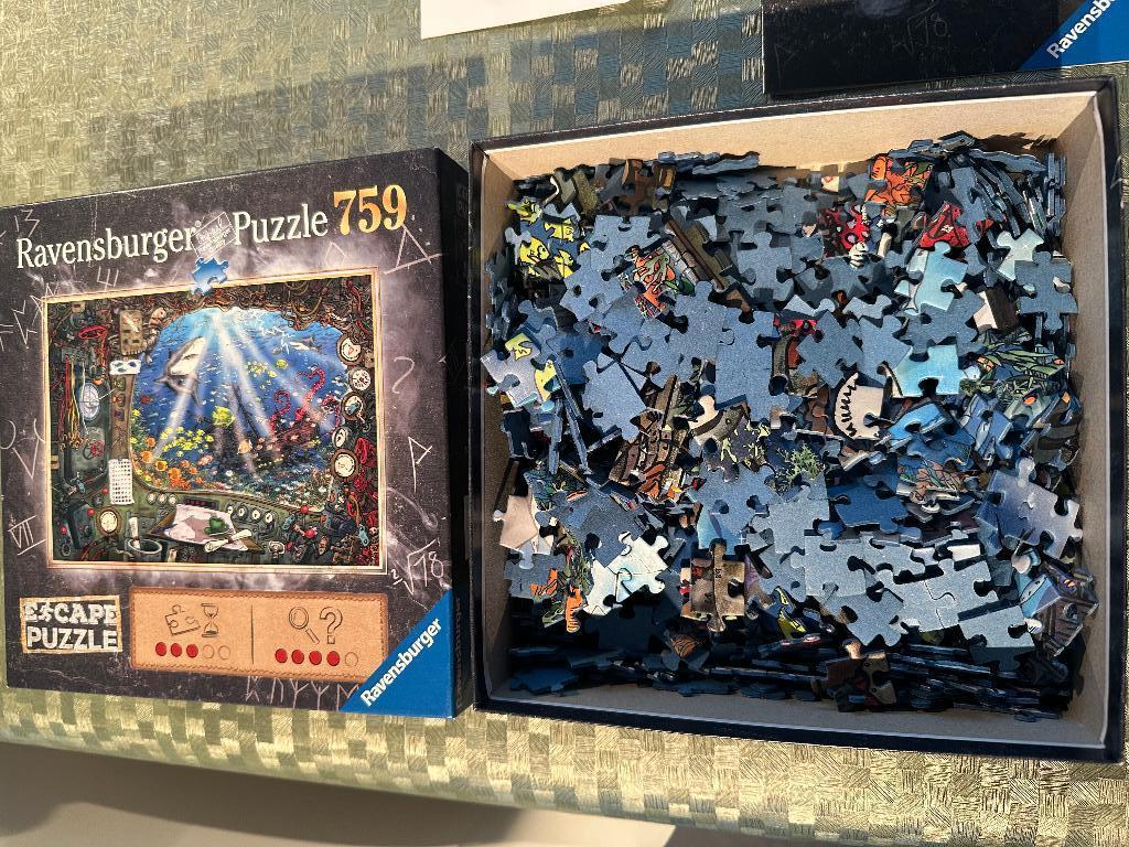 Escape puzzel Ravensburger 759, Ophalen, Zo goed als nieuw, Legpuzzel