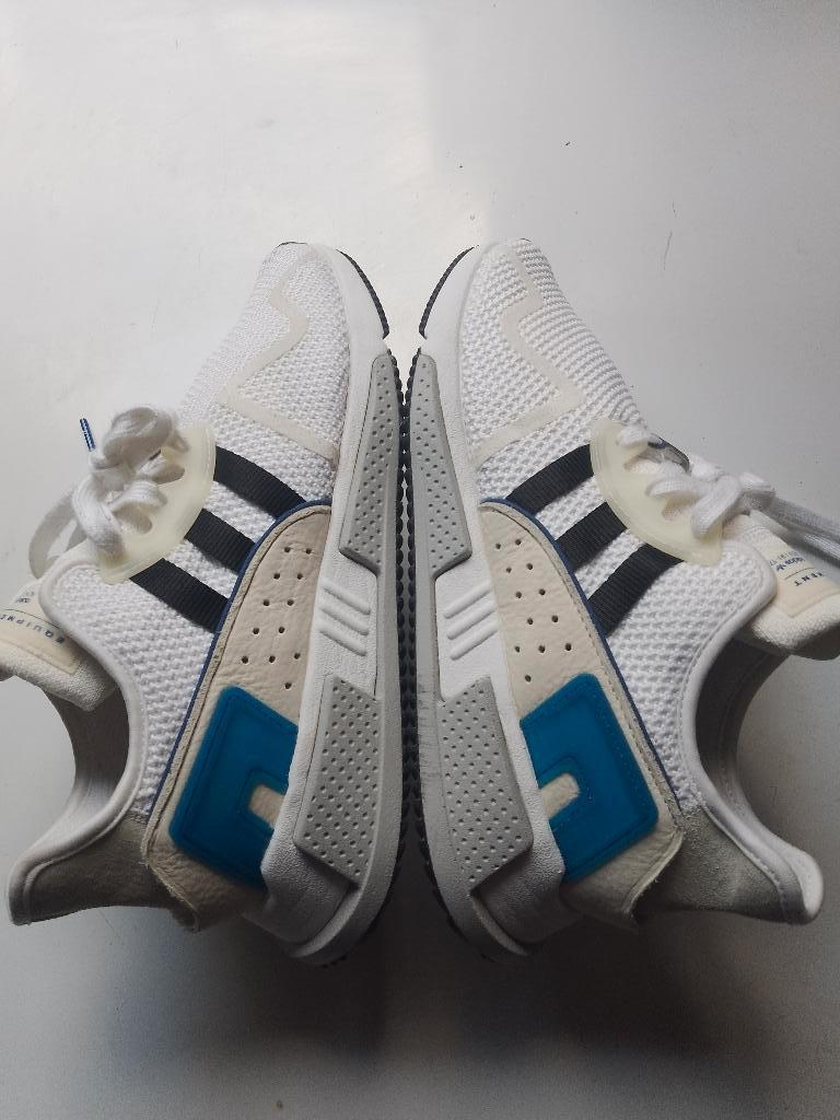 42 adidas EQT cushion ADV white royal als nieuw!, Vêtements | Hommes, Chaussures, Comme neuf, Adidas, Blanc, Baskets
