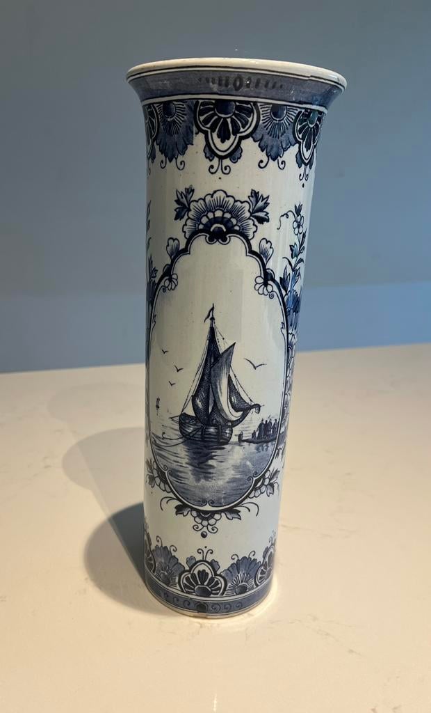 Blauw Delft’s vazen - 2 stuks, Ophalen