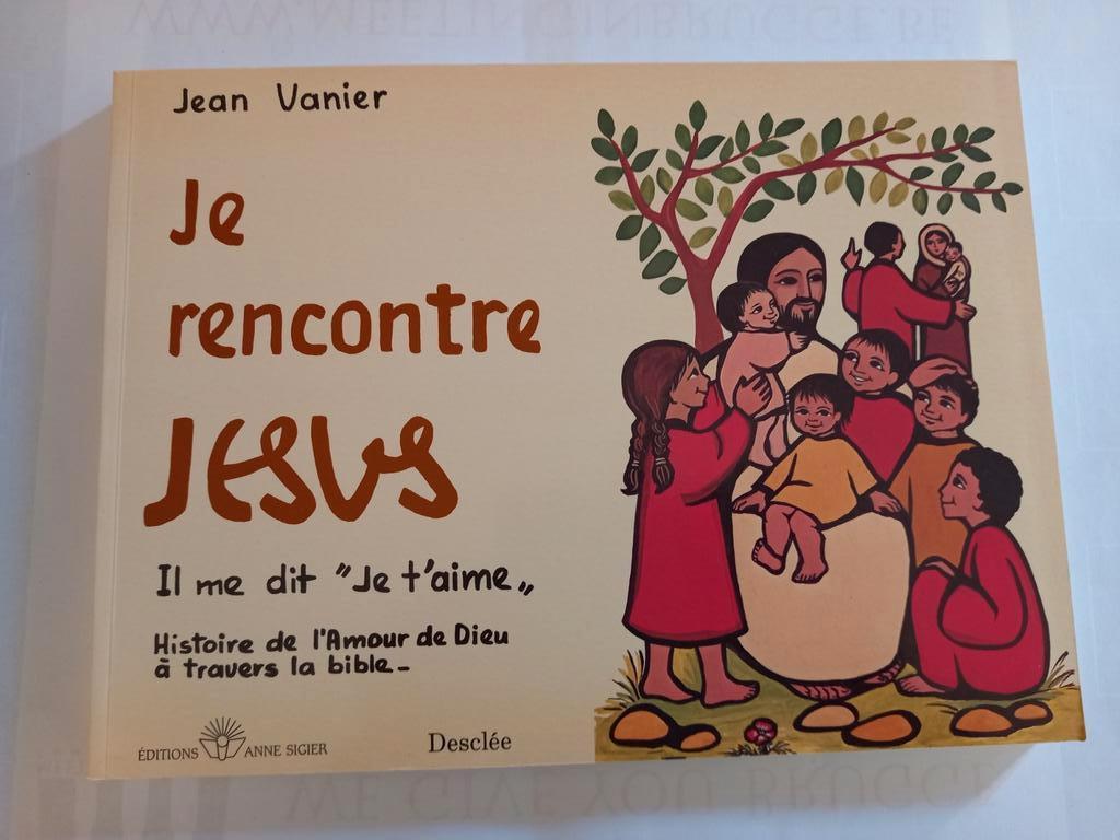 boek "je rencontre Jesus" & je marche avec Jesus, Ophalen of Verzenden, Gelezen, Jean Vanier