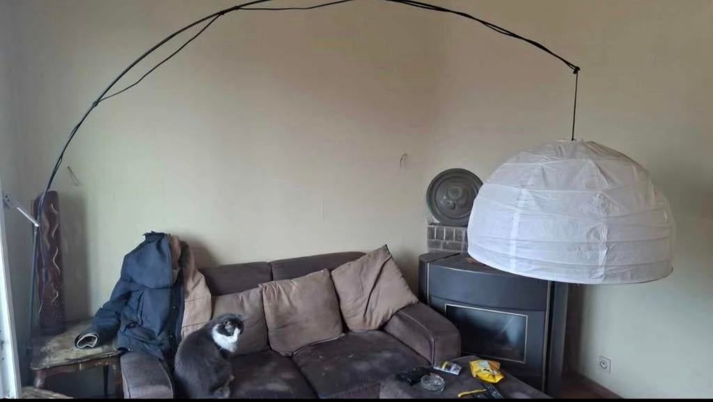 Staande hanglamp ikea, Ophalen