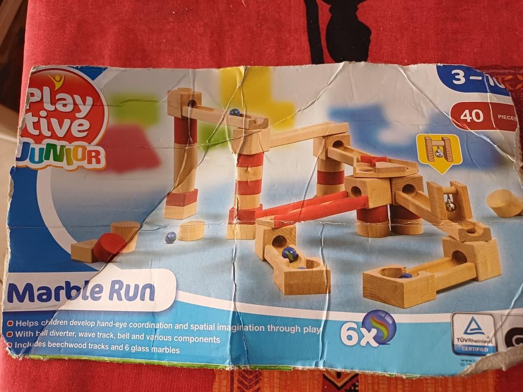 Houten knikkerbaan, Overige merken, Gebruikt, Onderdelen, Zelf te bouwen