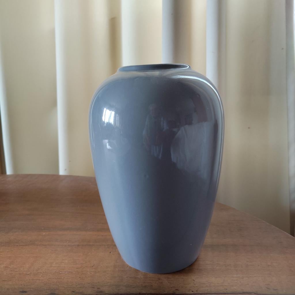 Vase gris à tulipes en céramique, Enlèvement, Comme neuf