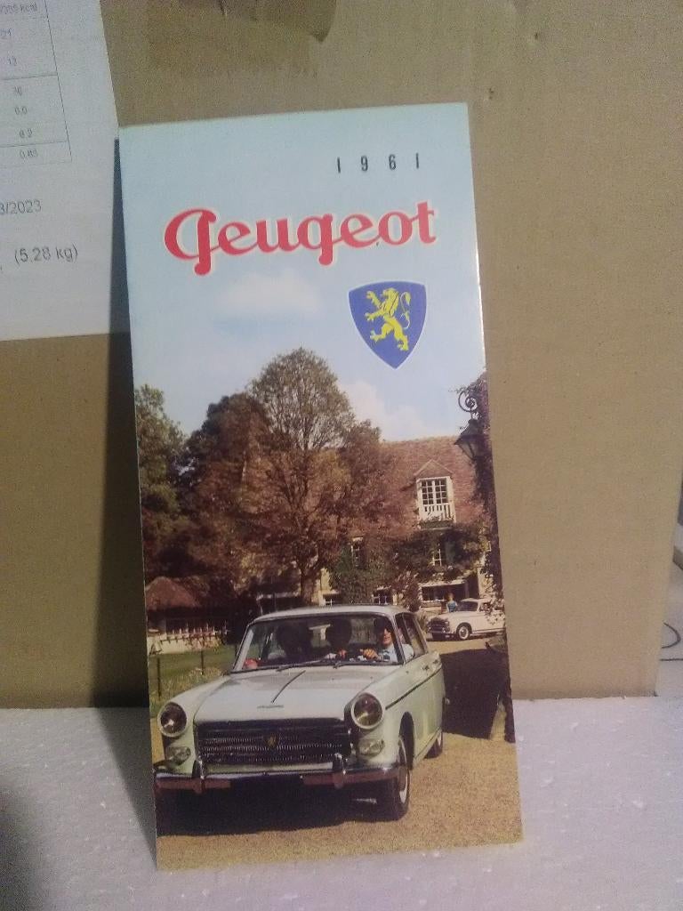 Peugeot 404 'ancienne publicité de garage, Livres, Autos | Brochures & Magazines, Enlèvement ou Envoi, Utilisé, Peugeot