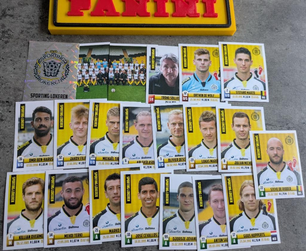 Panini FOOTBALL 2018/19 STICKERS 21X LOKEREN VOETBAL, Hobby & Loisirs créatifs, Autocollants & Images, Neuf, Enlèvement ou Envoi