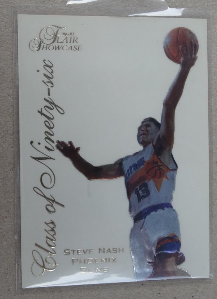 96-97 Flair « Class of Ninety-Six » STEVE NASH #15 /20, Envoi, Neuf, Image