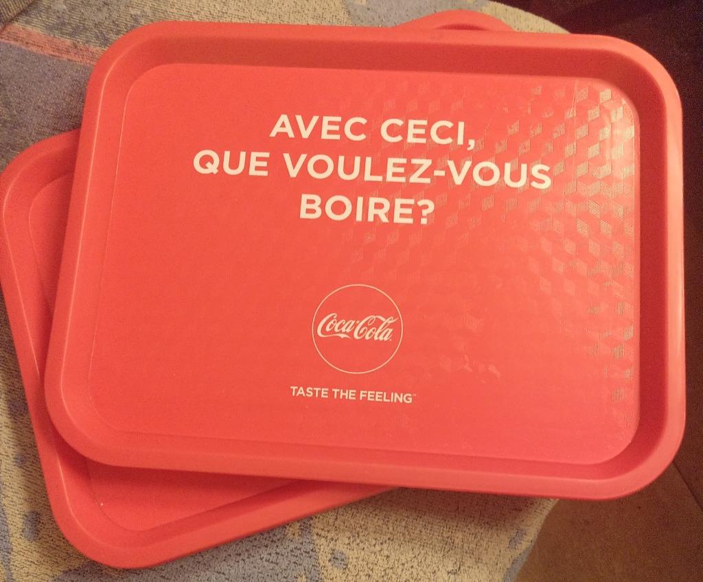 dienblad Coca Cola, Ophalen of Verzenden, Zo goed als nieuw, Gebruiksvoorwerp