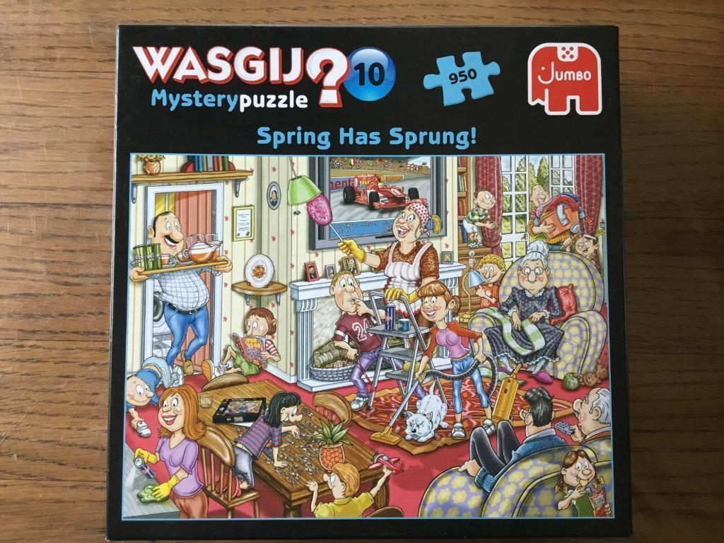 Puzzel Jumbo 950 stukjes Wasgij mystery 10, Ophalen of Verzenden, 500 t/m 1500 stukjes, Gebruikt, Legpuzzel