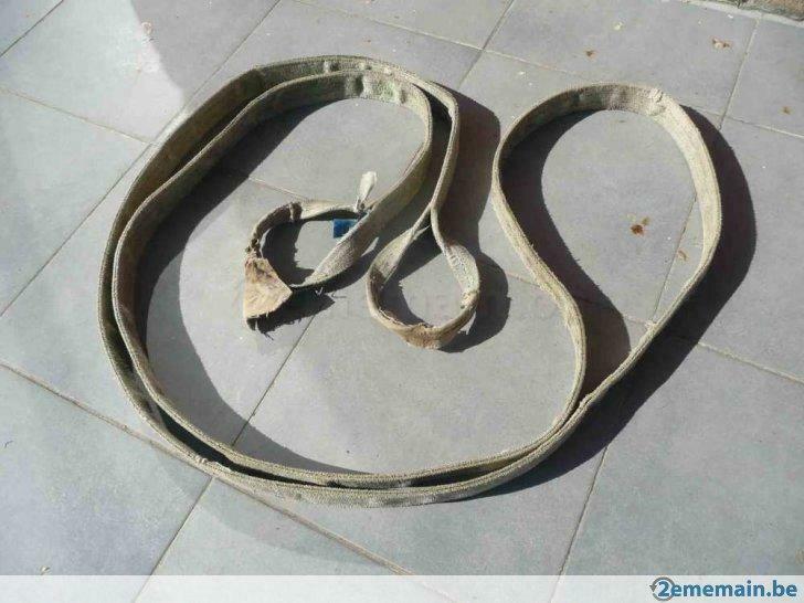 Sangle plate de levage à 2 boucles long 6 m- capacité 2T, Enlèvement ou Envoi, Engin de levage