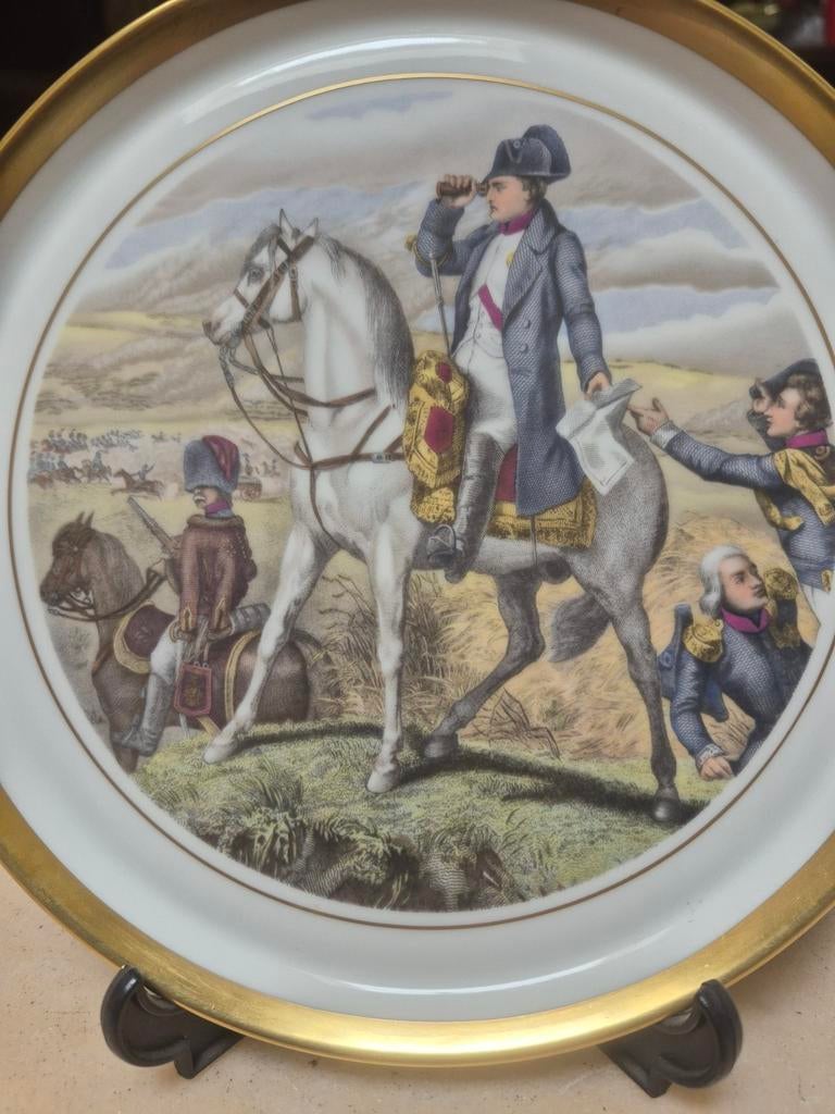 Magnifique assiette Napoléonienne 22 carats Bavaria Bayreuth, Enlèvement